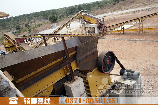 高能顎式破碎機現場