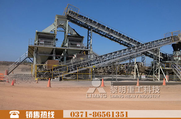 河卵石制砂生產線