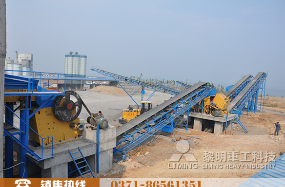 山東600噸碎石生產線