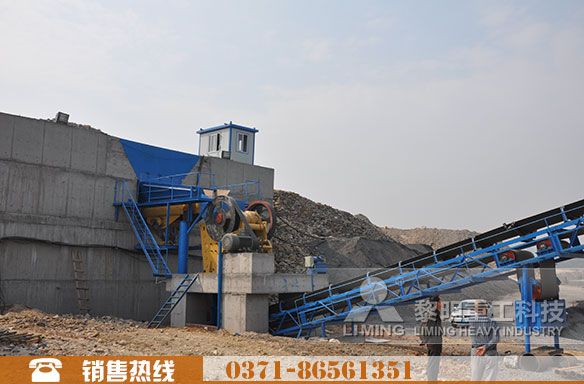 青石碎石生產線