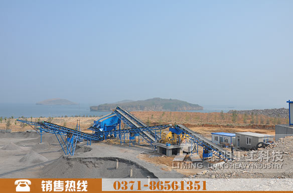 250T/H花崗巖生產(chǎn)工藝流程